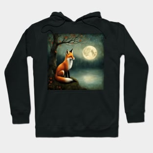 A Fox and the Moon Hoodie